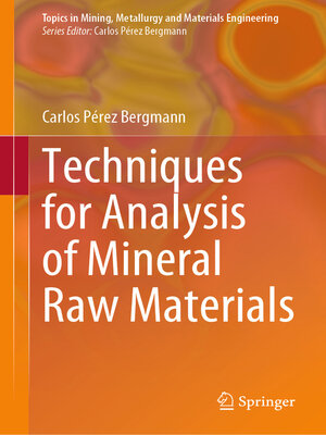 cover image of Techniques for Analysis of Mineral Raw Materials